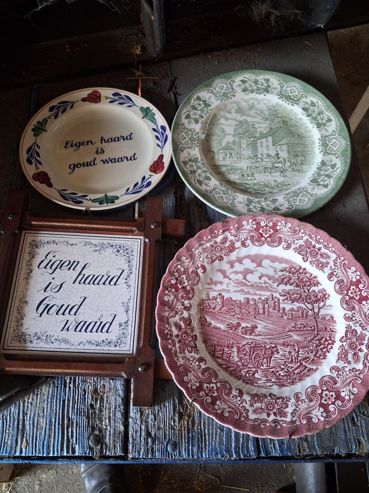 Decoratieve borden en tegel, Ophalen of Verzenden