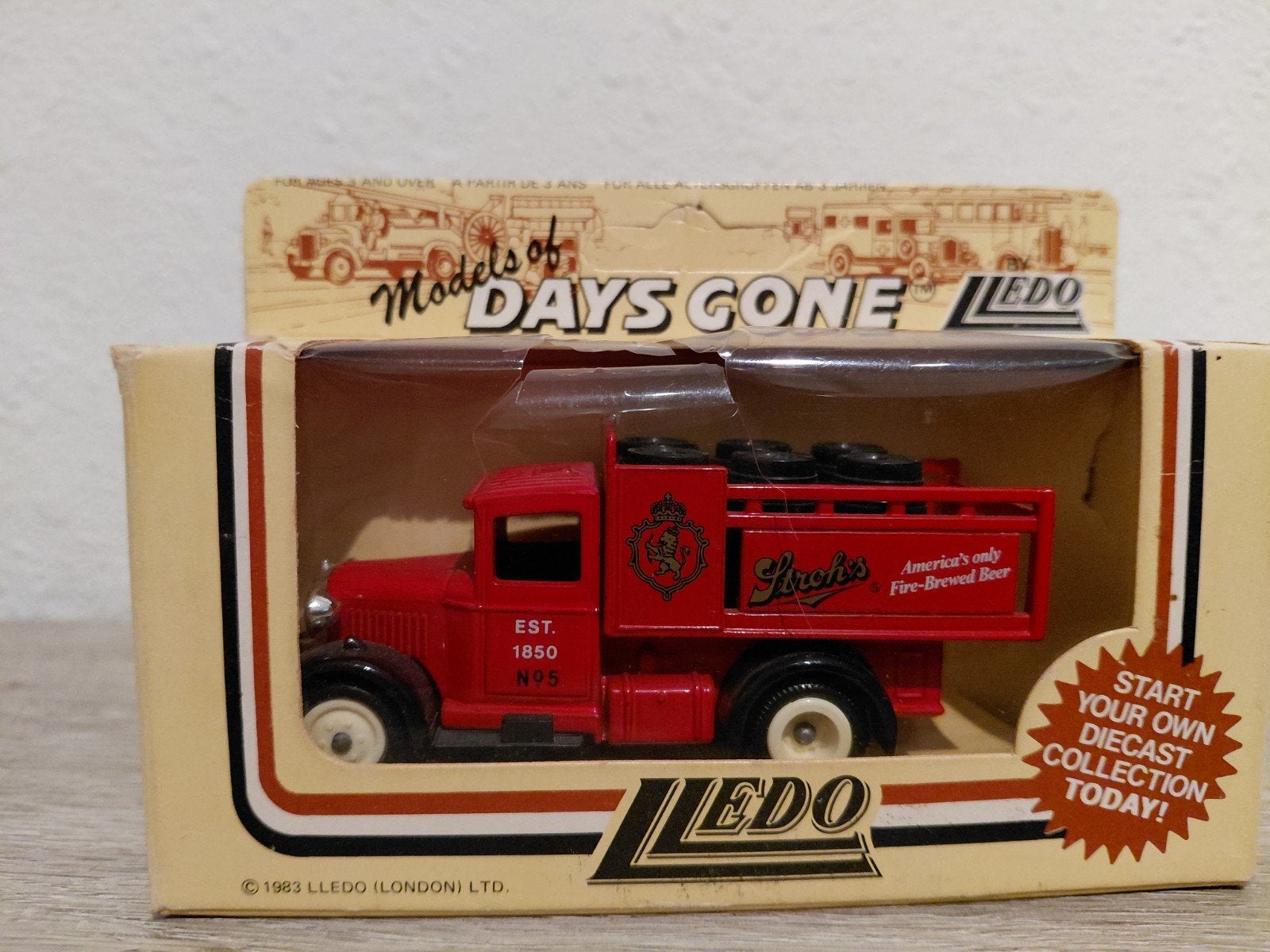 Stroh's Fire-Brewed Beer Truck, Overige merken, 1:50 of kleiner, Verzenden, Zo goed als nieuw