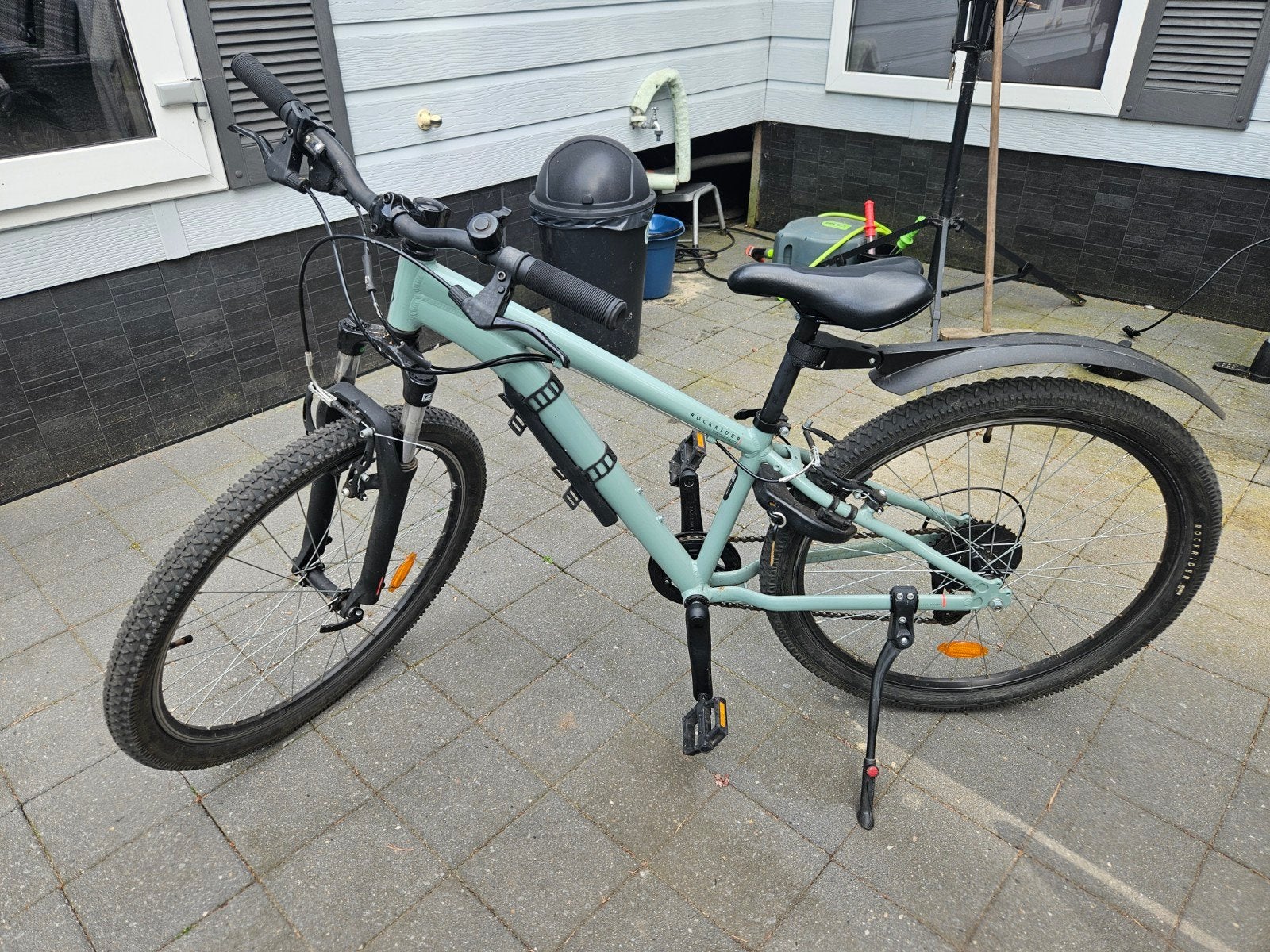 Zo goed als nieuwe mountainbike merk Rockrider, Fietsen en Brommers, Velgrem, Versnellingen, Minder dan 49 cm, Zo goed als nieuw