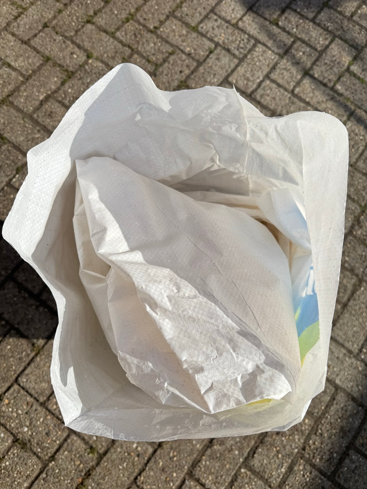 Gratis af te halen puinzakken puin zakken, Ophalen