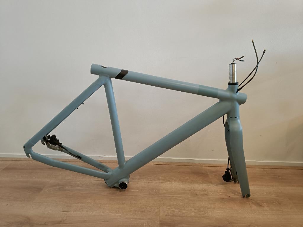 VanMoof S3 Frame Light - Kabelboom, Remmen en Trapas Sensor, Fietsen en Brommers, Frame, Gebruikt, VanMoof, Aluminium