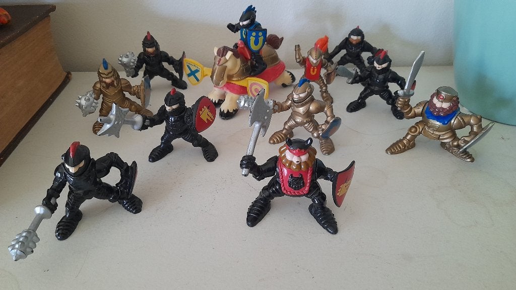 Fisher-Price Great Adventures ridderfiguren en paard, Ophalen of Verzenden, Gebruikt