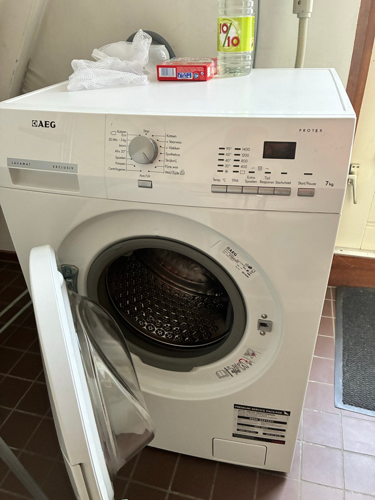 AEG Lavamat Exclusiv 7kg Wasmachine - Zo goed als nieuw, Ophalen, Zo goed als nieuw, Voorlader, Wolwasprogramma