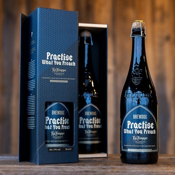 La Trappe x Brewdog Practise What You Preach Barrel Aged, Ophalen of Verzenden, Nieuw, Flesje(s), La Trappe