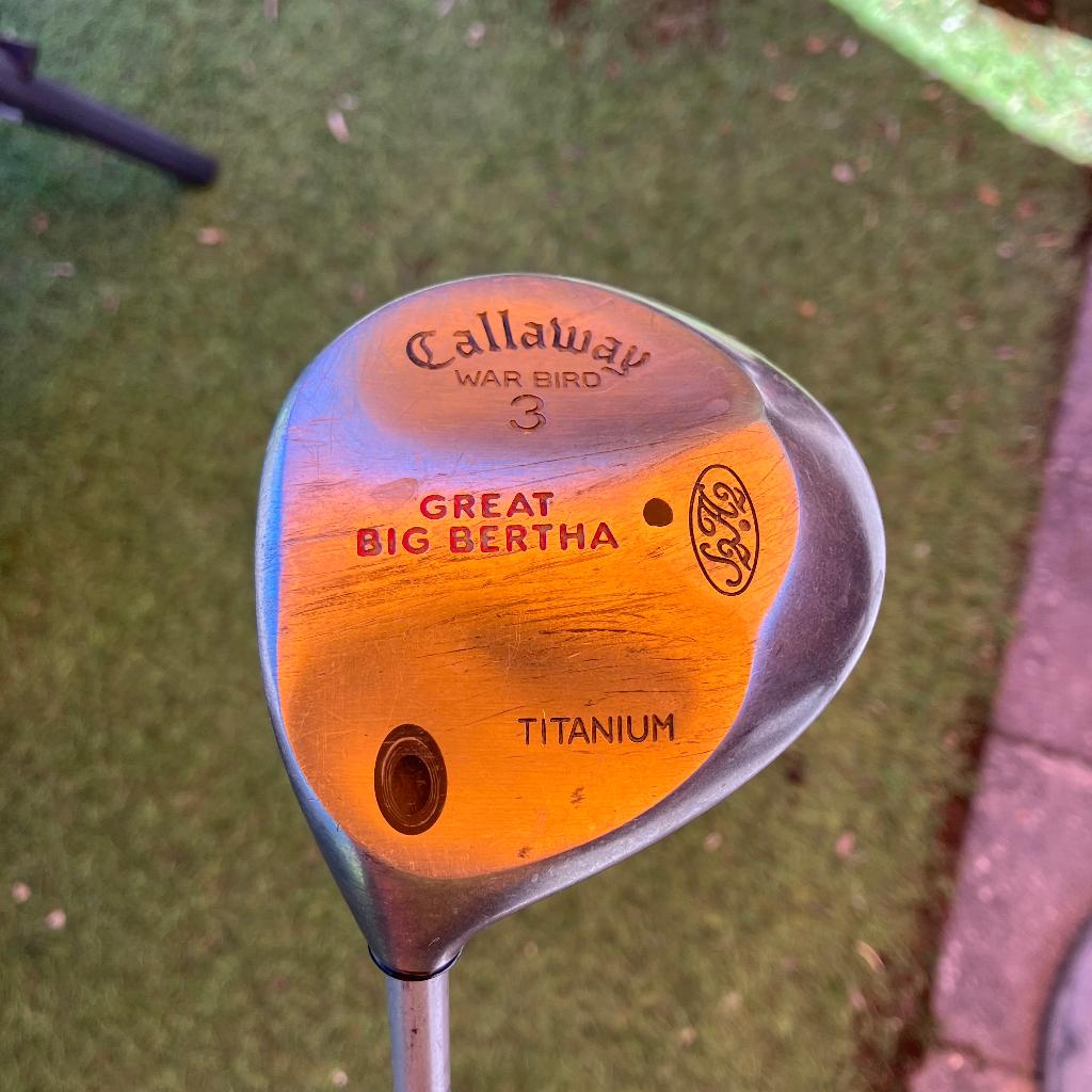 Callaway great big bertha warbird houten 3 LH, Gebruikt, -, Ophalen of Verzenden, Club