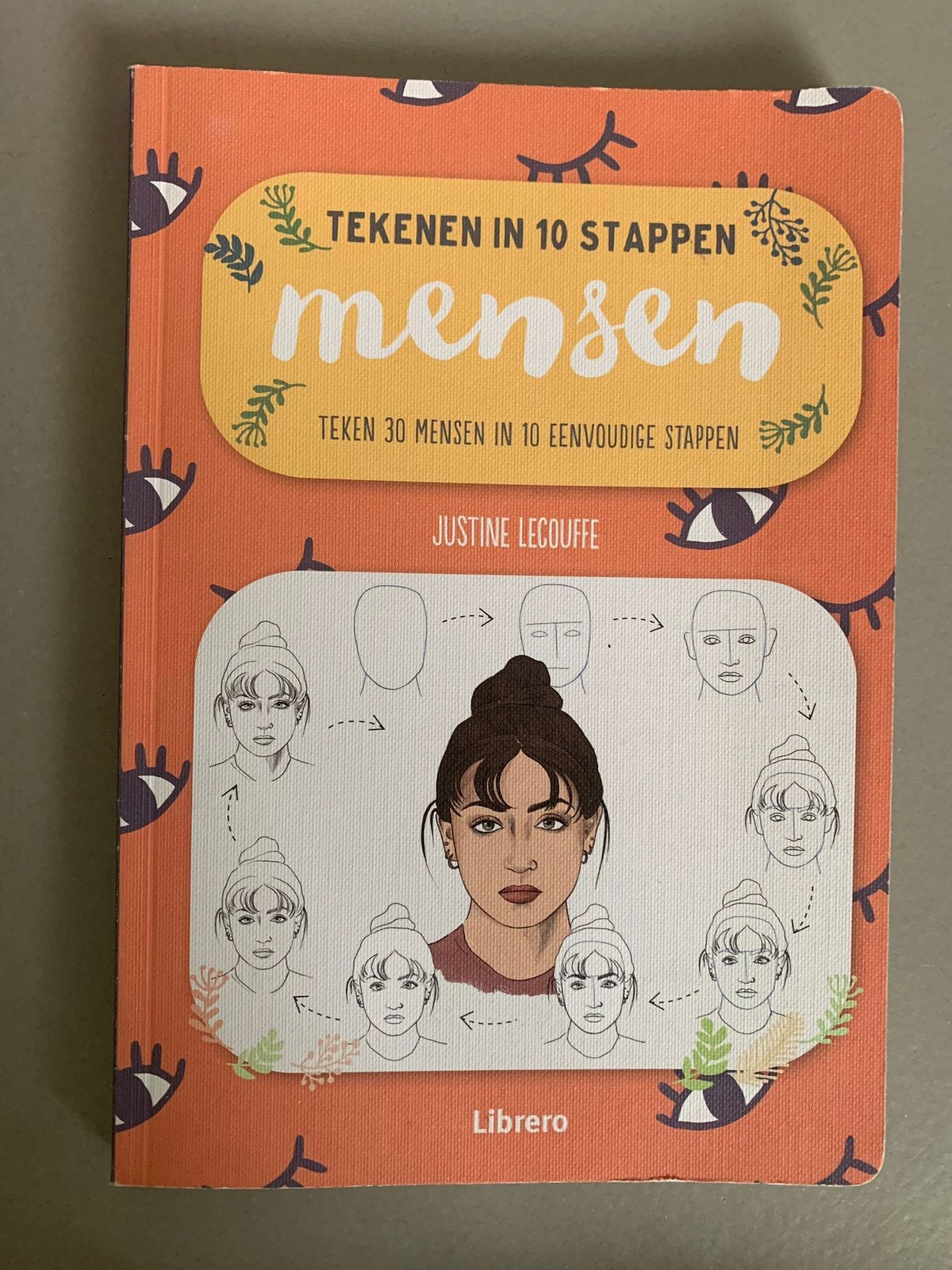 Justine Lecouffe - Mensen - Tekenen in 10 stappen, Ophalen of Verzenden, Zo goed als nieuw, Tekenen en Schilderen, Justine Lecouffe