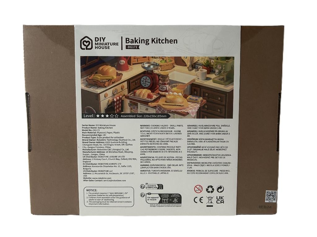Robotime Baking Kitchen, Ophalen of Verzenden, Nieuw