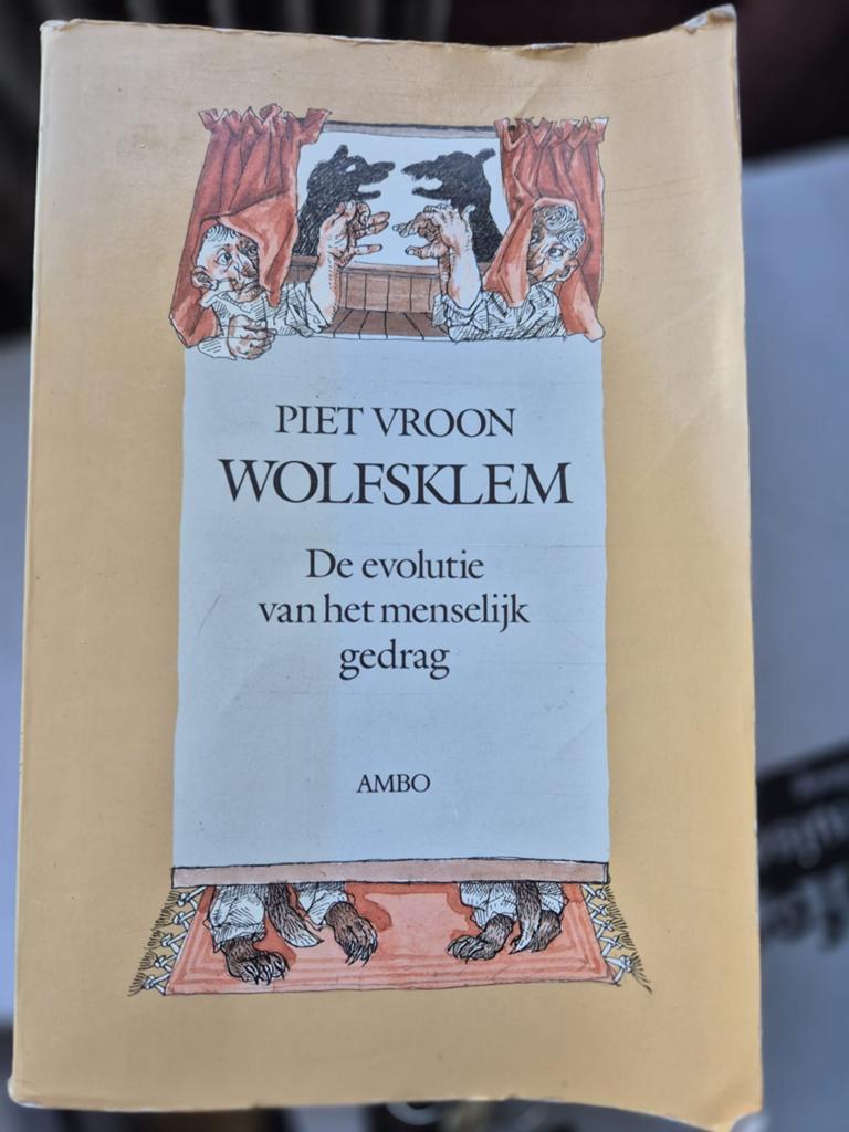 Wolfsklem - De evolutie van het menselijk gedrag, Ophalen of Verzenden, Gelezen, Piet Vroon, Nederland