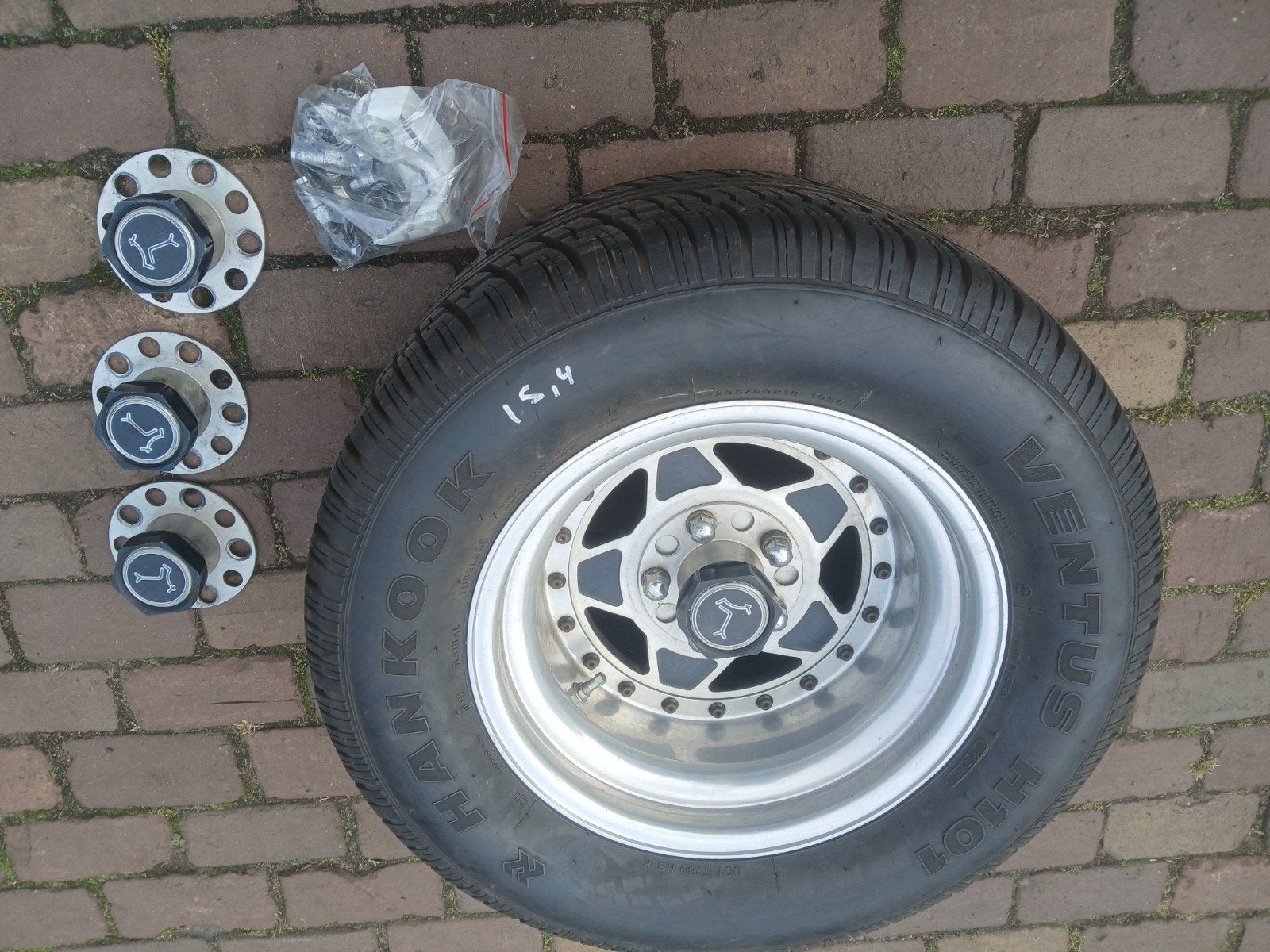 3 delige velgen 5x114.2, Ophalen, 15 inch, Zomerbanden