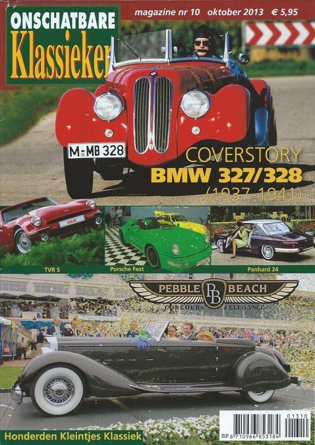 OK 10 2013 : BMW 327 328 - Panhard - TVR S - Triumph GT6, Ophalen of Verzenden, Gelezen, Algemeen
