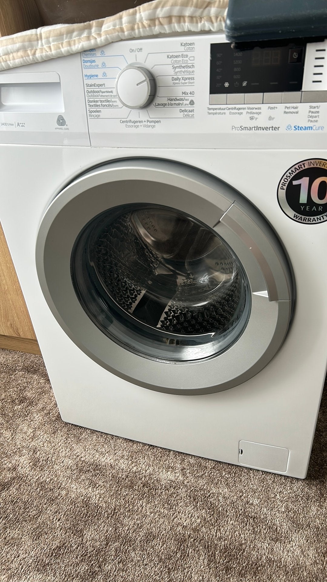 Beko Wasmachine, Ophalen of Verzenden, Zo goed als nieuw, 85 tot 90 cm, 1200 tot 1600 toeren