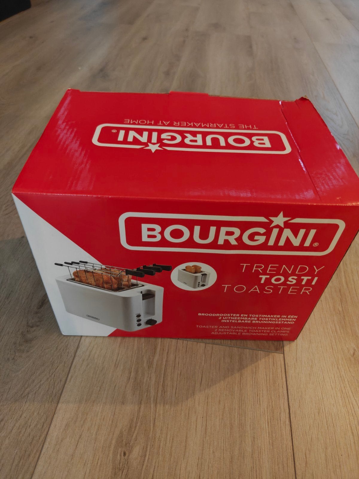 Bourgini Trendy Tosti Toaster - Zo goed als nieuw, Ophalen, Zo goed als nieuw