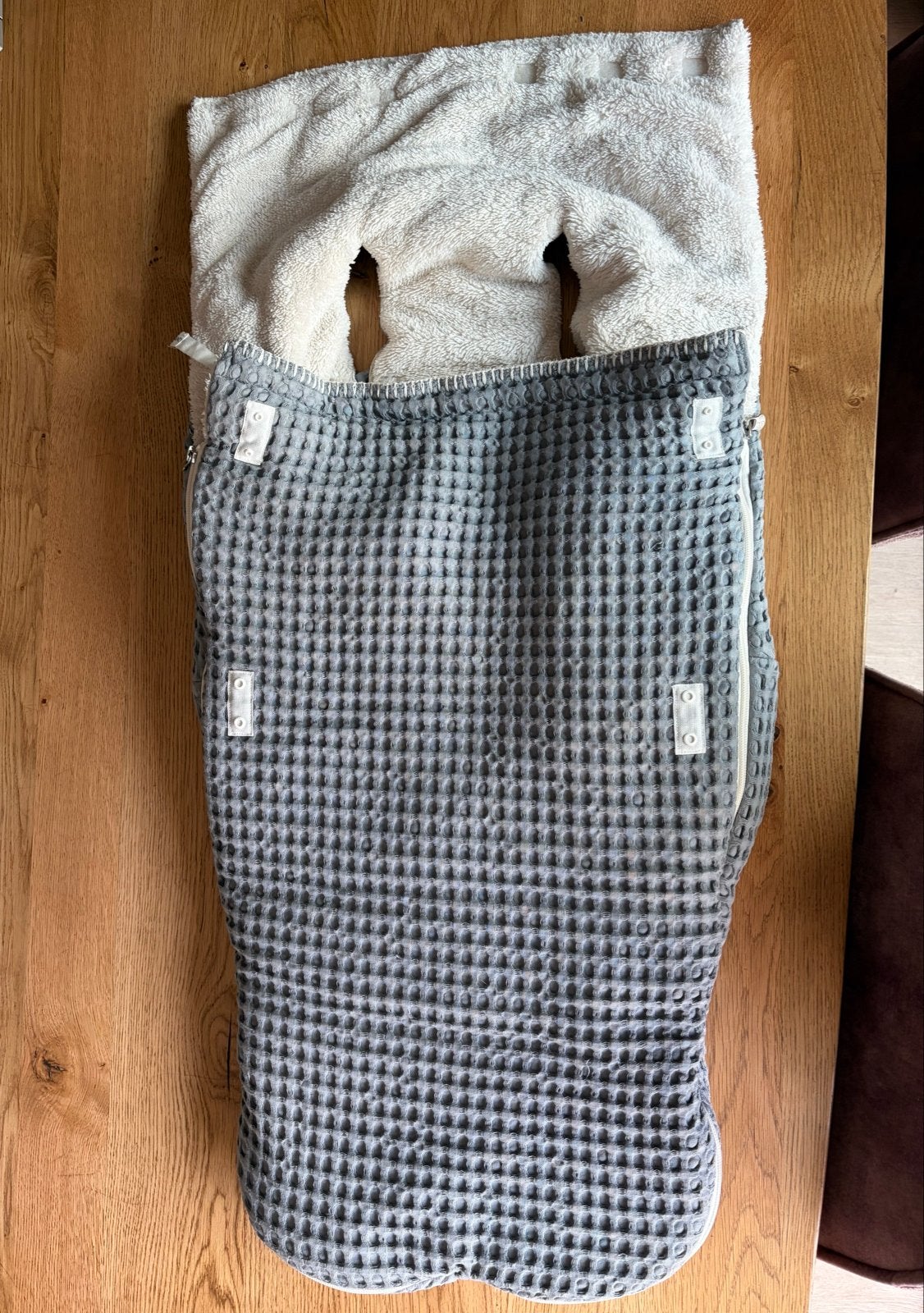 Koeka voetenzak wafel steel grey, Ophalen, Koeka, Wasbaar, Zo goed als nieuw