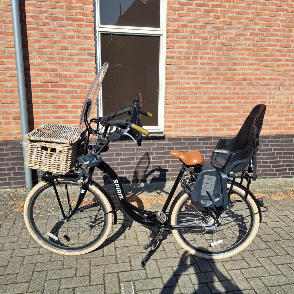 Spirit mamafiets - Zonder kinderzitjes, Fietsen en Brommers, Fietsen | Dames | Moederfietsen, Overige merken, Mandje, Gebruikt