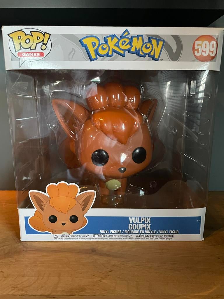 Funko Pop jumbo Vulpix - Pokémon, Verzamelen, Ophalen of Verzenden, Nieuw