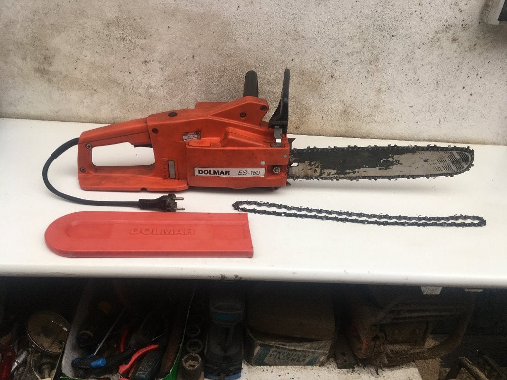 elektrische kettingzaag dolmar es 160 zaagblad 35 cm goede z, Tuin en Terras, Ophalen of Verzenden, Gebruikt, Dolmar
