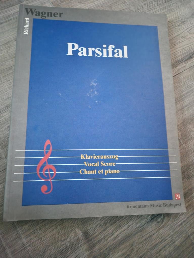 Richard Wagner - Parsifal Vocal Score (Klavierauszug), Muziek en Instrumenten, Bladmuziek, Gebruikt, Artiest of Componist, Klassiek