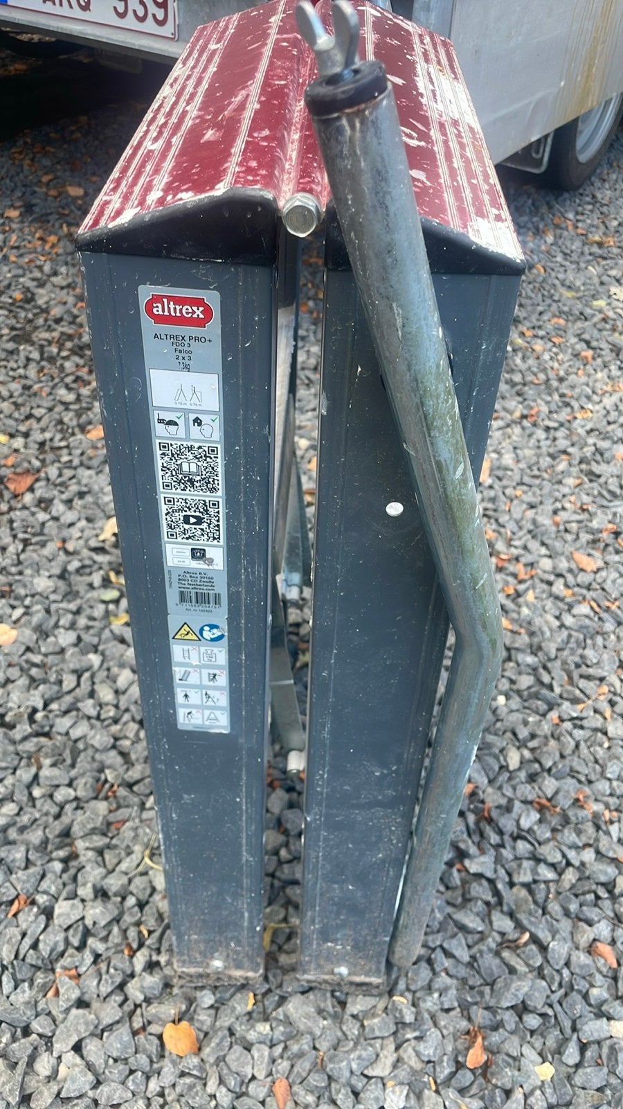 Altrex PRO+ Trap - 3 treden, Doe-het-zelf en Verbouw, Ladders en Trappen, Ophalen, Gebruikt, Trap, Opvouwbaar of Inschuifbaar