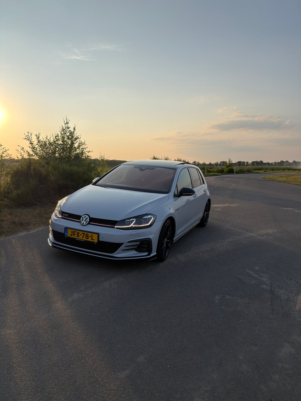 Volkswagen Golf 2.0 TSI Performance DSG 2017 volste van NL, Auto's, Zwart, 4 cilinders, Parkeerassistent, Wit