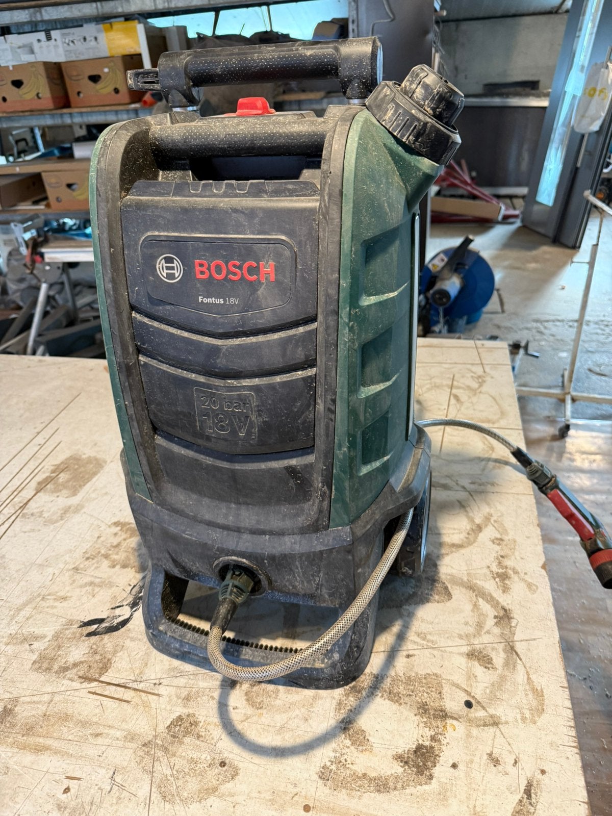 Bosch fontus accu reiniger 2st, Ophalen of Verzenden, Zo goed als nieuw, Accu