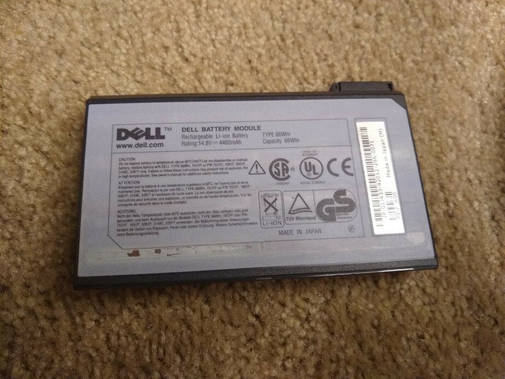 Gebruikte Batterij DELL 66Whr 14,8V 4460mAh [BATT-01] 27-5, Ophalen of Verzenden, Gebruikt, Dell