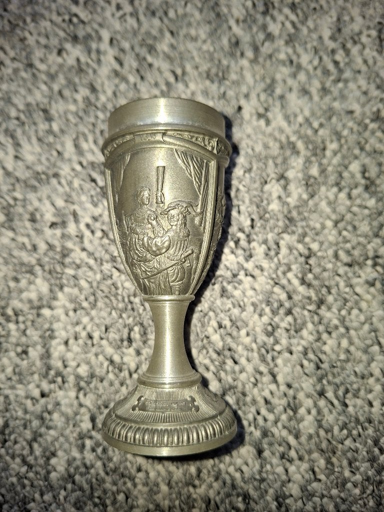 Te koop tinnen beker, Ophalen of Verzenden