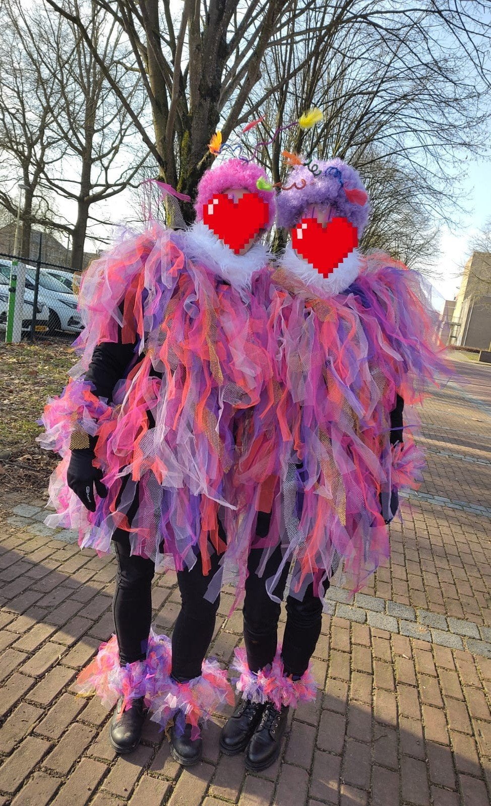 Carnaval optocht loopgroep pakken unisex grote groep, Ophalen, Zo goed als nieuw, Carnaval
