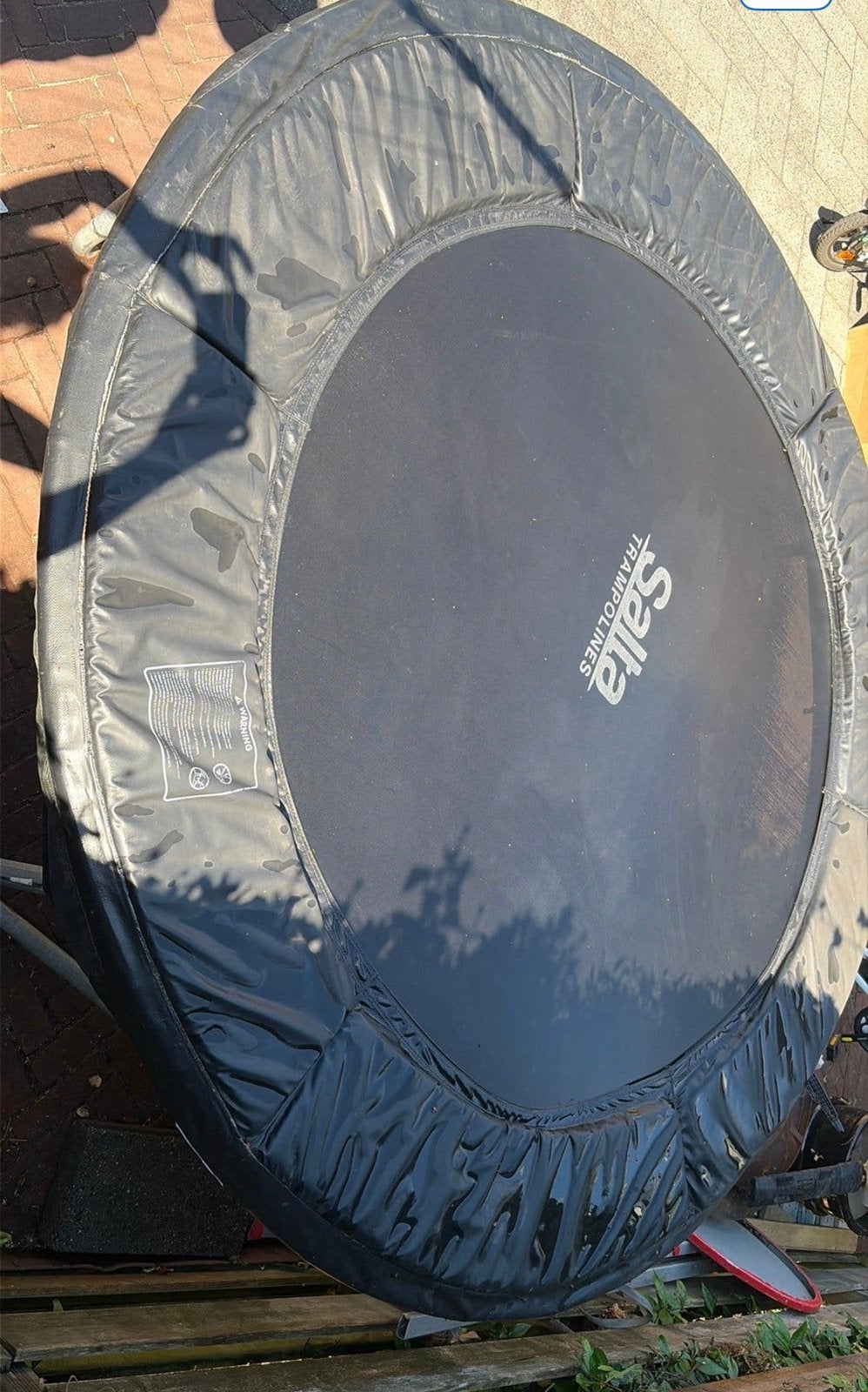 Gratis trampoline, Ophalen of Verzenden, Zo goed als nieuw