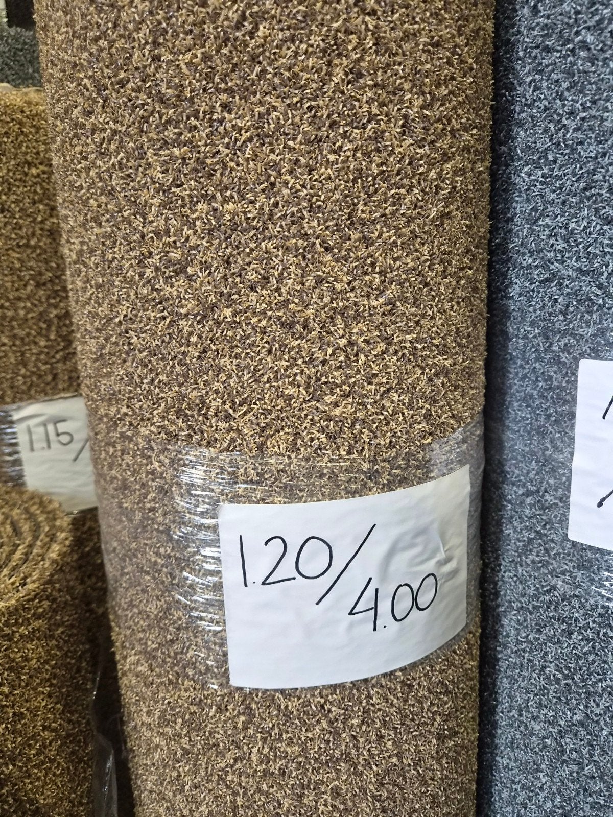 beige / zandkleur kunstgras coupon 1.20 x 4.00 (4.8m2), Ophalen of Verzenden, Nieuw