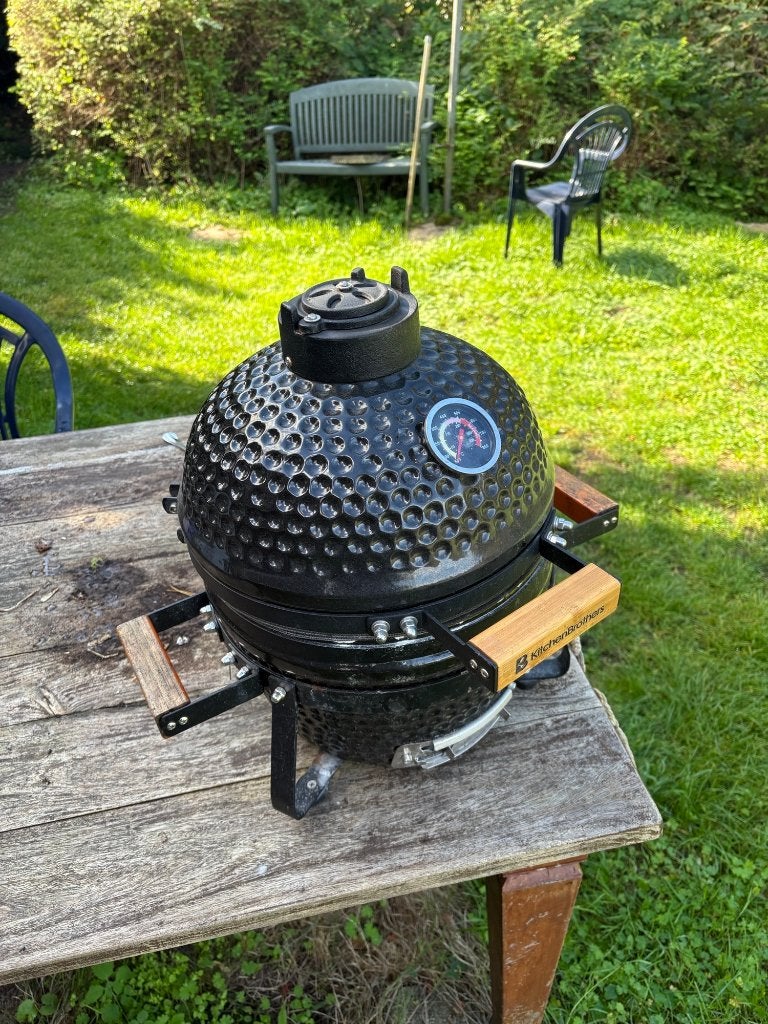 barbecue egg kitchenbrothers kamado 13 inch, Ophalen, Gebruikt, KitchenBrothers