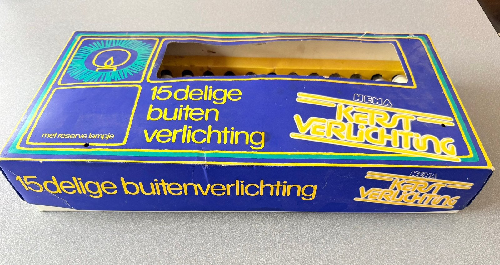 Retro kerstverlichting, Diversen, Kerst, Ophalen of Verzenden, Gebruikt