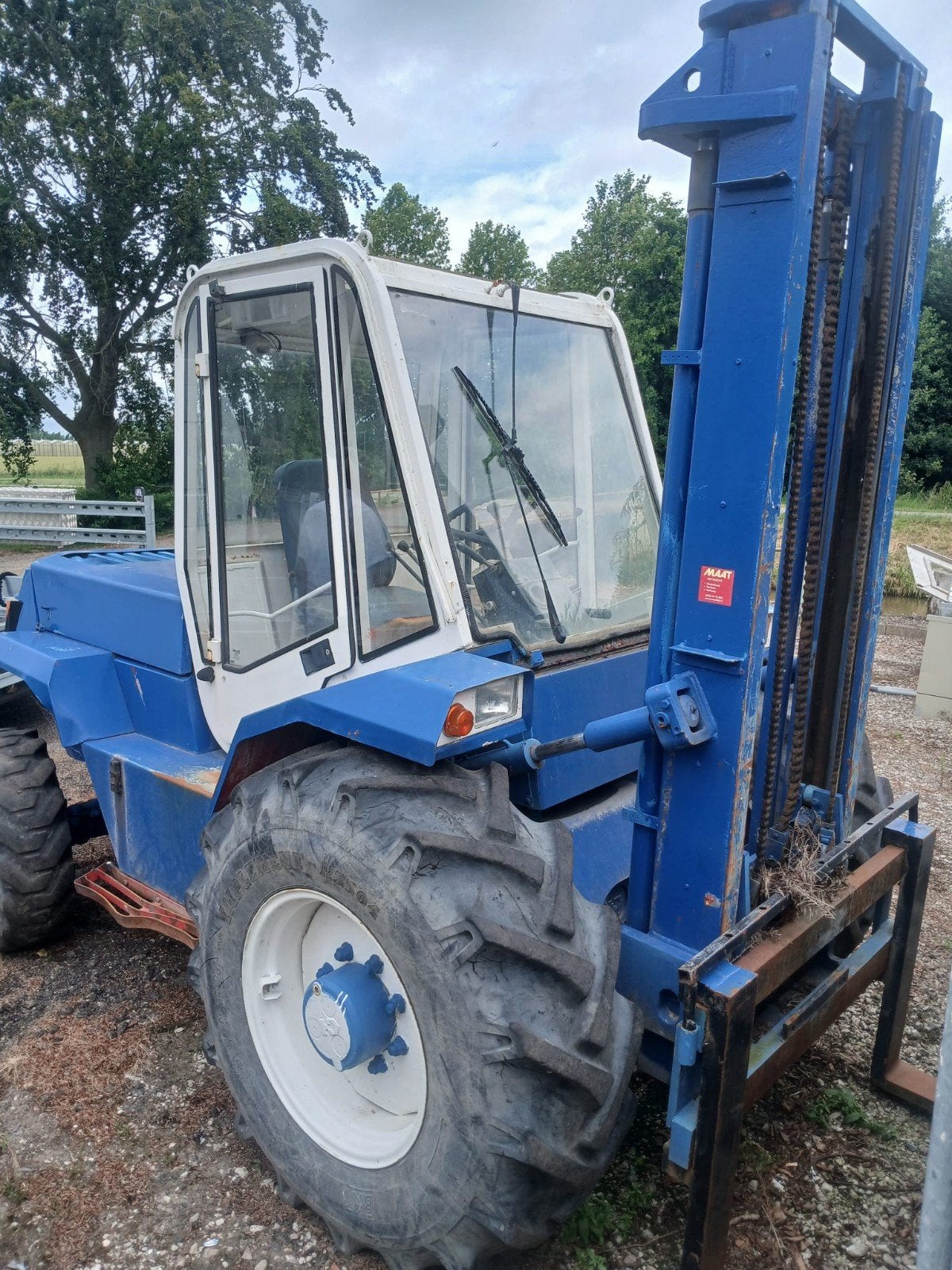 Manitou M.430,CP Ruwterrein Heftruck uit 1992, Ophalen, Ruwterrein, Diesel, Manitou