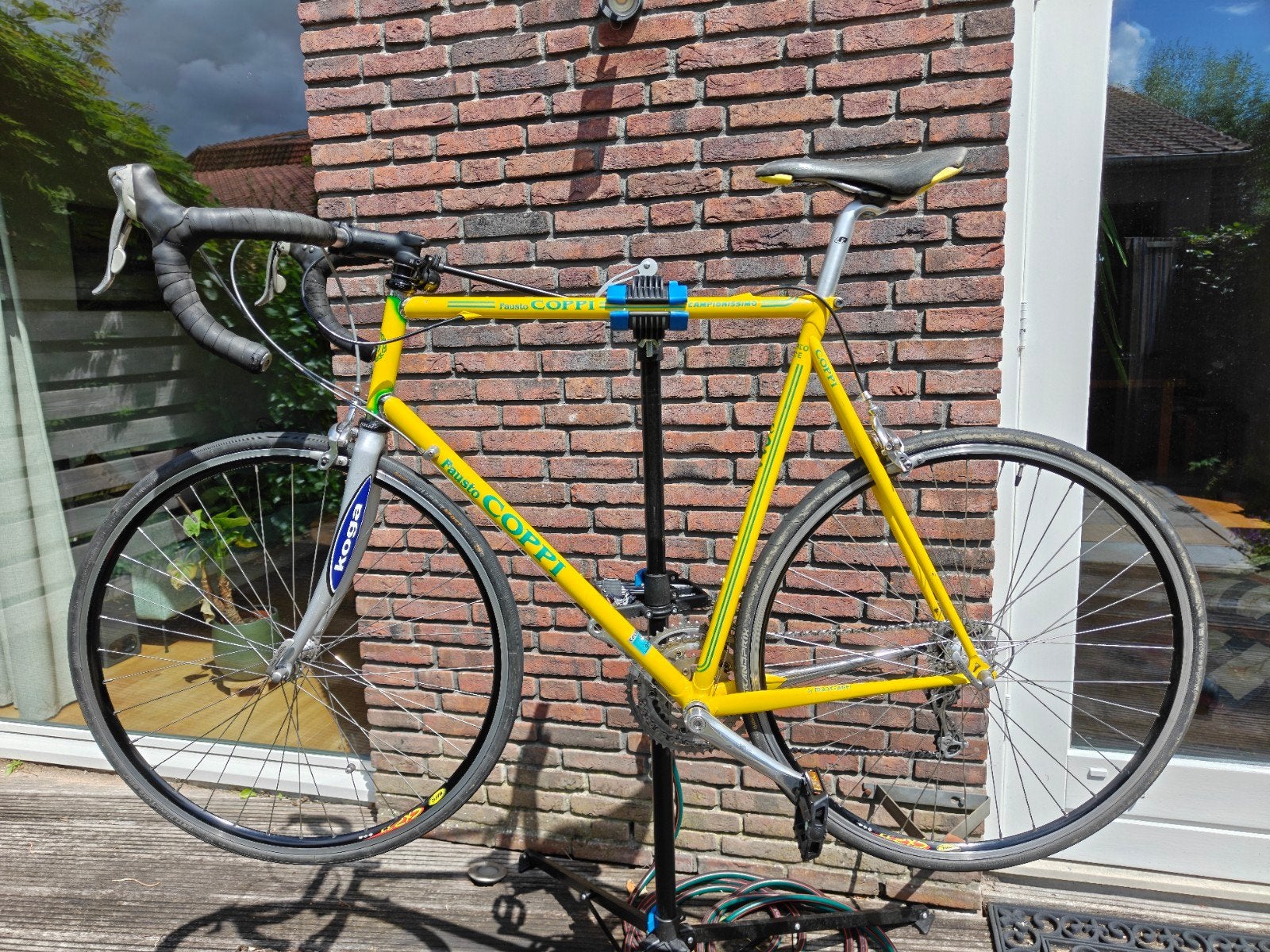 Racefiets Fausto Coppi Campionissimo 61cm, 28 inch, Gebruikt, Staal, Velgrem