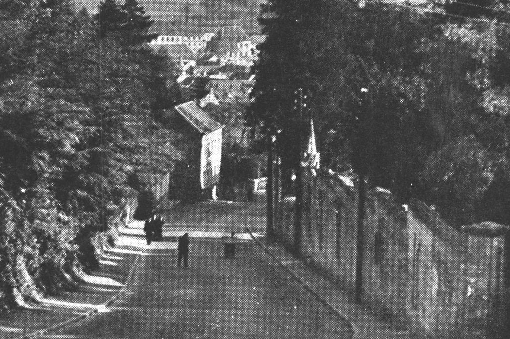 968470	Valkenburg	Cauberg	 	1955	Gelopen, Ophalen of Verzenden, 1940 tot 1960, Gelopen, Limburg