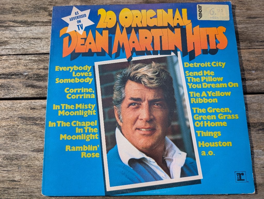 Lp - 20 Original Dean Martin Hits, Ophalen of Verzenden, Pop, LP