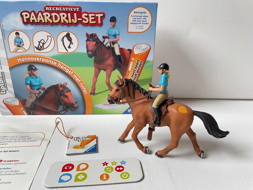 Tiptoi Recreatieve Paardrij-set. Zo goed als nieuw., Kinderen en Baby's, Speelgoed | Educatief en Creatief, Ophalen of Verzenden