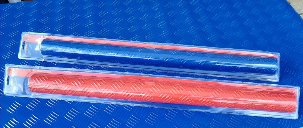 caliber traanplaat folie rood en blauw traan plaat folie €20, Pascalstraat 6 1704 RD Heerhugowaard, Nieuw, Ophalen of Verzenden
