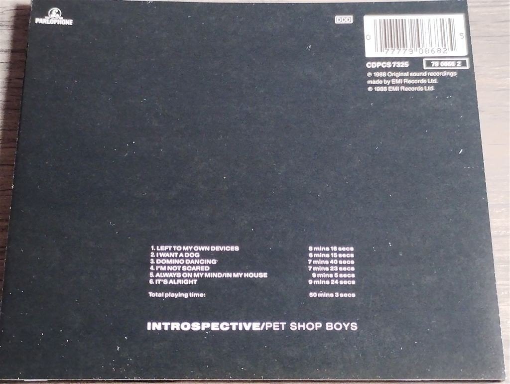 Pet Shop Boys ‎– Introspective, Cd's en Dvd's, Cd's | Pop, Ophalen of Verzenden, Zo goed als nieuw, Pop