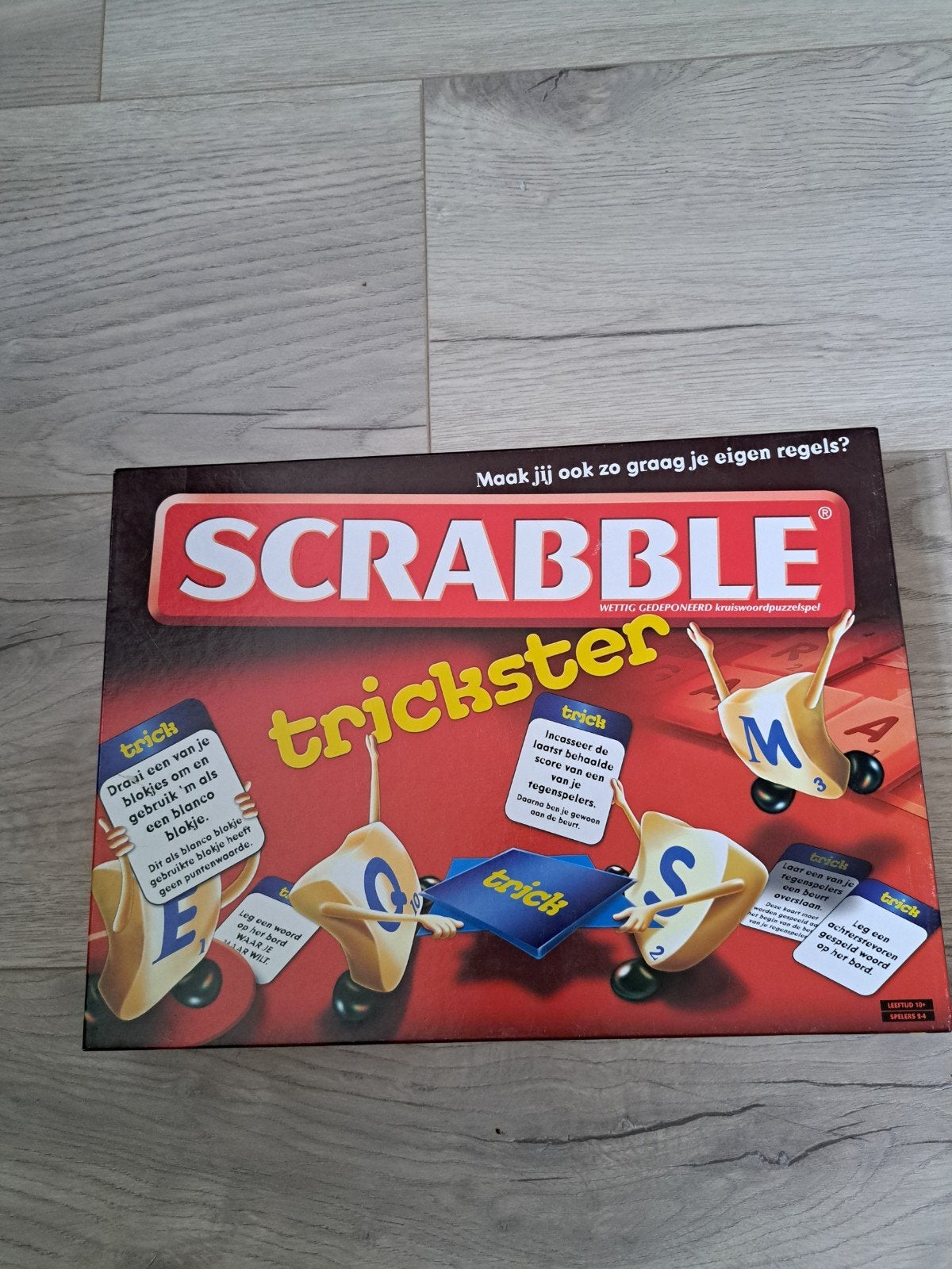 Scrabble Trickster Bordspel - Maak je eigen regels!, Drie of vier spelers, Ophalen, Zo goed als nieuw, Mattel