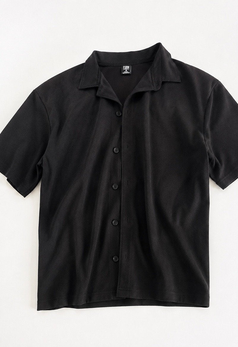 FSBN Zwart Oversized Fit Shirt met Arizona 36 Opdruk, Kleding | Heren, T-shirts, Verzenden, Zo goed als nieuw, Maat 48/50 (M)