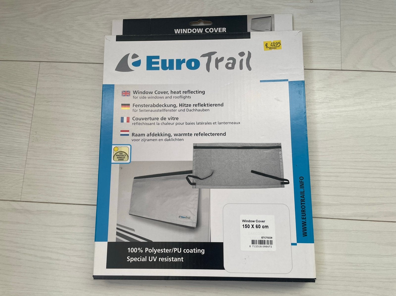 Eurotrail raambescherming warmte reflecterend, Caravans en Kamperen, Ophalen of Verzenden, Zo goed als nieuw