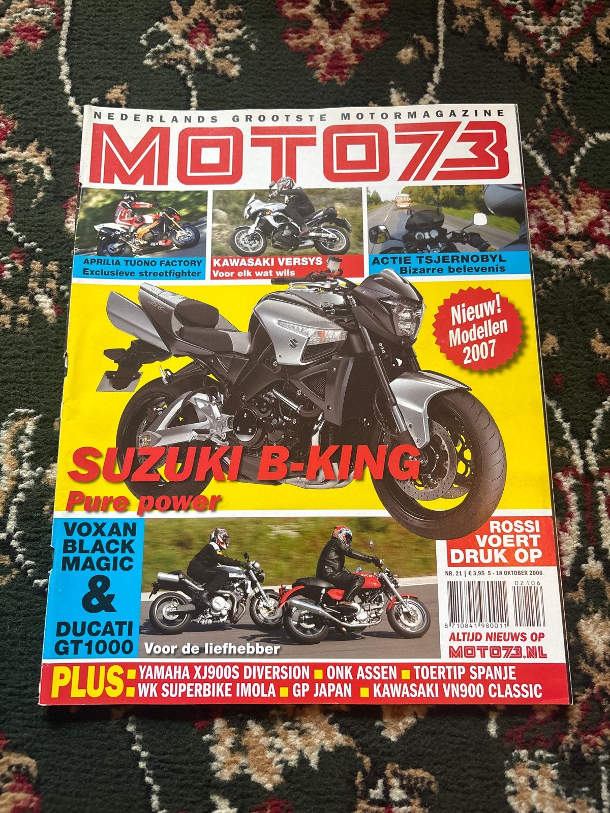 MOTO73 Magazine - Suzuki B-King, Ducati GT1000, Kawasaki Ver, Boeken, Ophalen of Verzenden, Gelezen, Algemeen