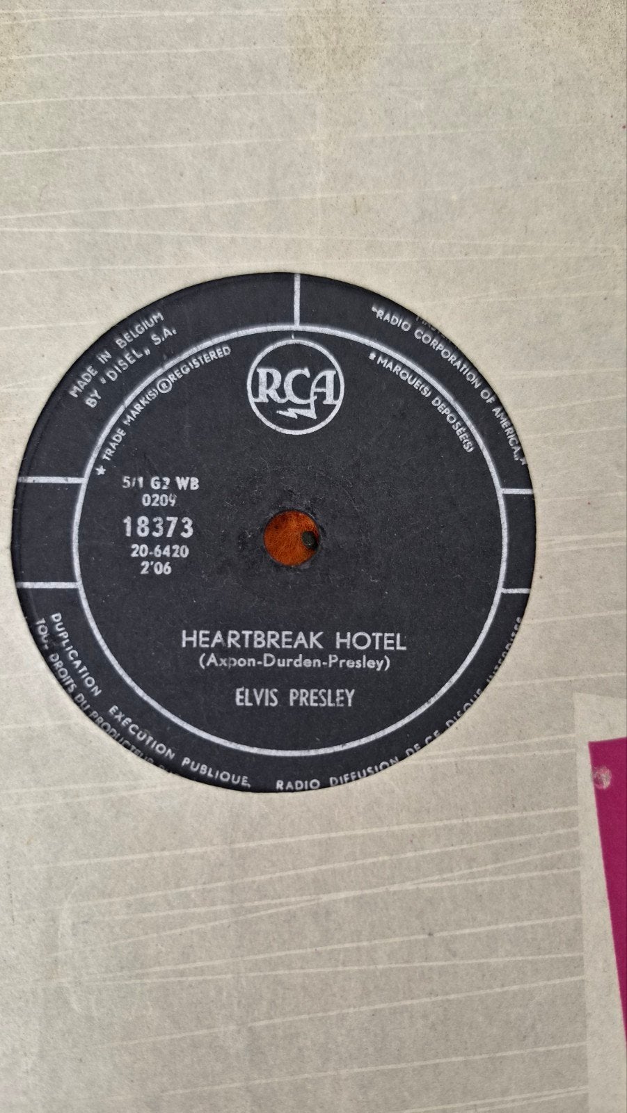 Elvis Presley-Bill Haley and His Comets- Vintage Vinyl '10, Gebruikt, 10 inch, Originele persing, Ophalen of Verzenden