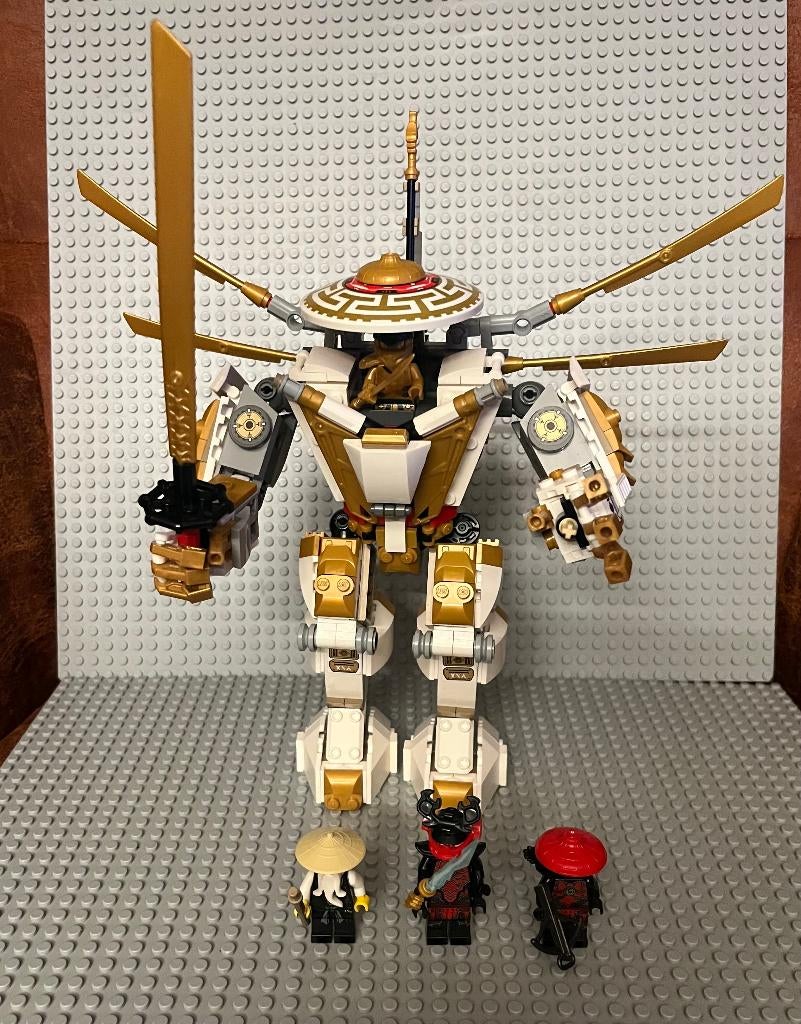 Ninjago 71702 Golden Mech, Gebruikt, Lego, Ophalen of Verzenden, Compleet