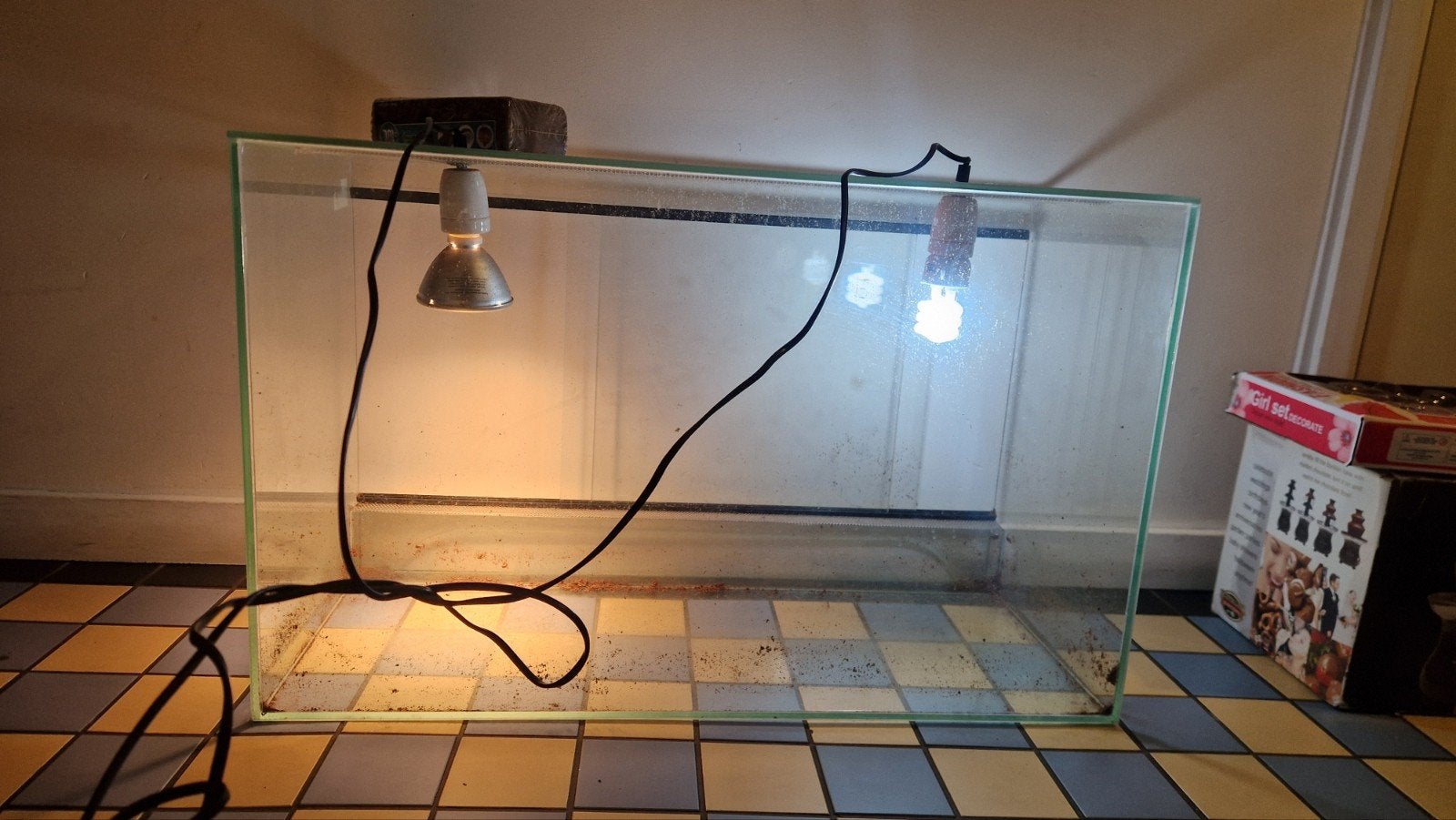 terrarium voor reptielen zoals schildpadden, Dieren en Toebehoren, Ophalen, Zo goed als nieuw
