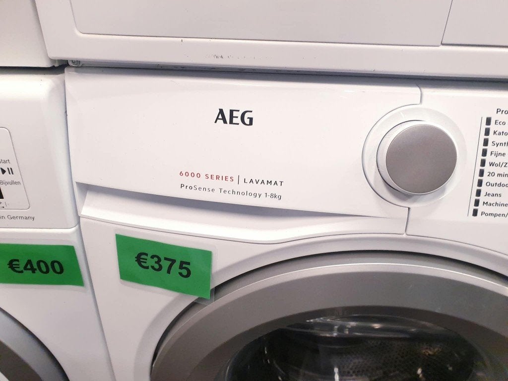 wasmachine AEG ️8kg️️️ ️️️️6000 Series A+++ 1 jaar Garantie, Ophalen, Minder dan 85 cm, Zo goed als nieuw, Voorlader