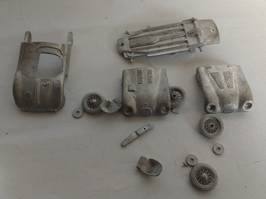 Jaguar Bouwkit 1:43 metaal, Ophalen of Verzenden, Nieuw, Auto, Overige merken