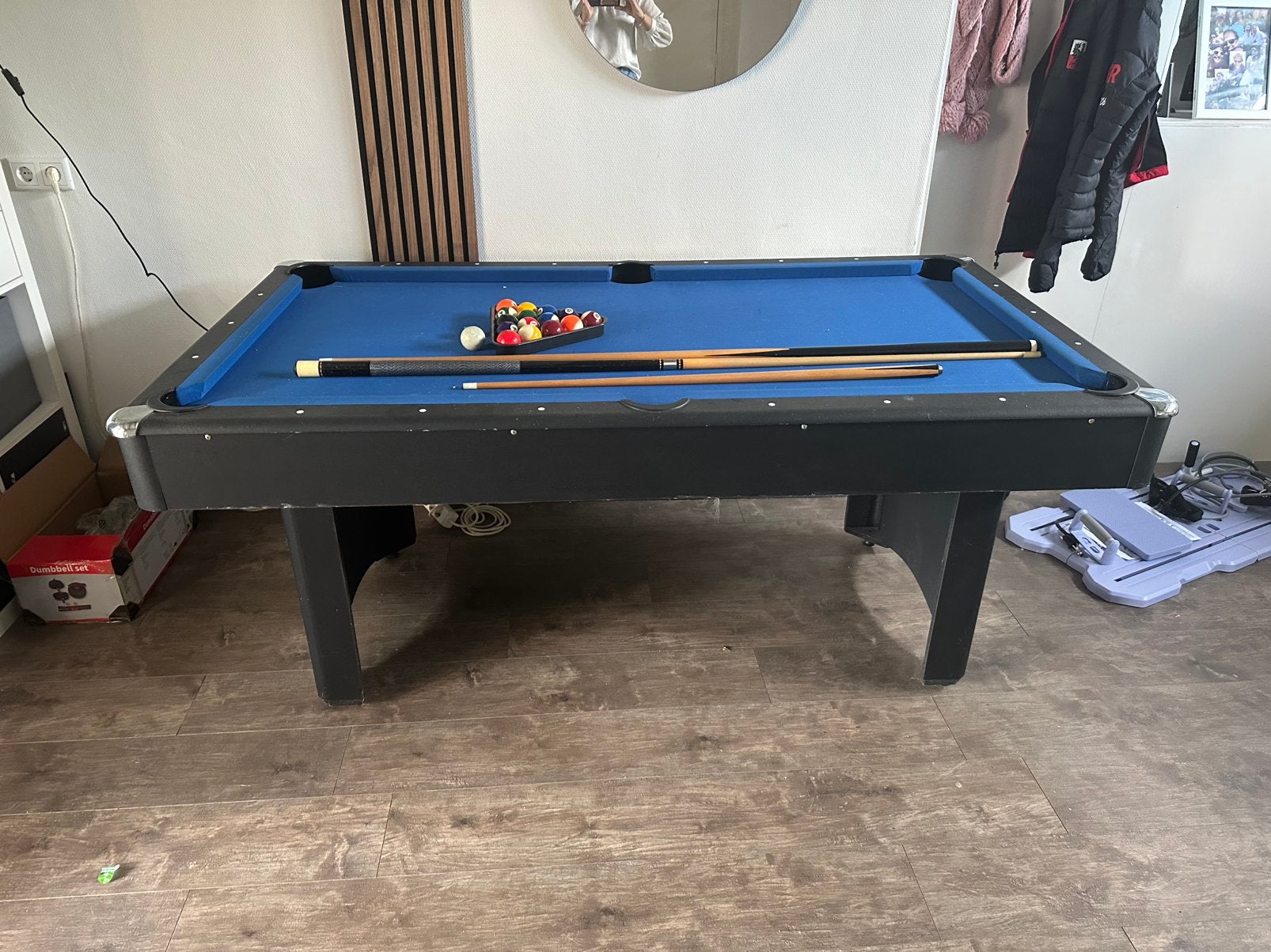 Mooie pooltafel, Ophalen, Zo goed als nieuw, Pooltafel