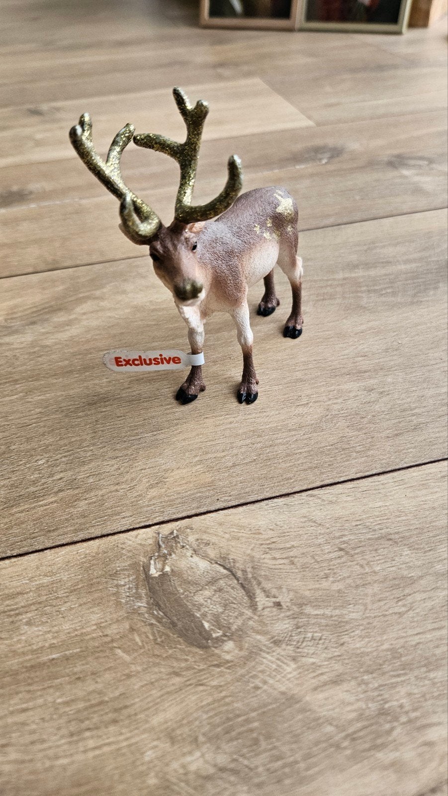 Schleich Rendier met Gouden Gewei - Exclusief, Ophalen of Verzenden, Zo goed als nieuw
