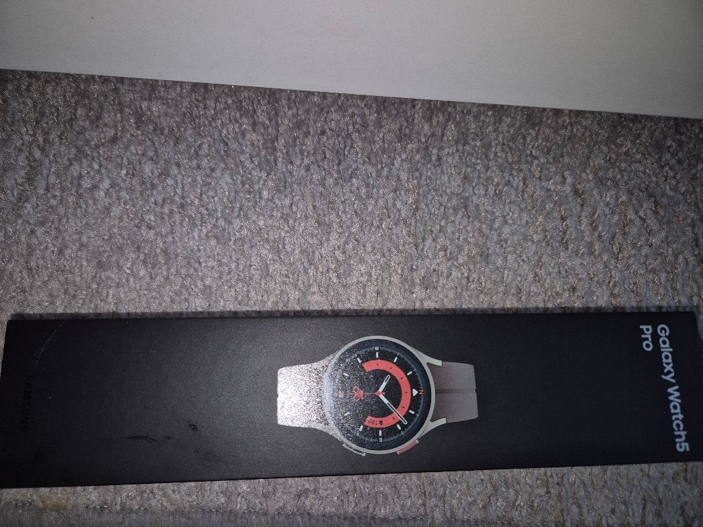 Galaxy Watch 5 Pro nieuw, Zwart, Nieuw, Ophalen of Verzenden, Samsung